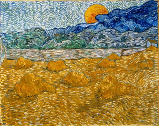 van-gogh-Paesaggio-con-covoni-di-grano-e-luna-crescente